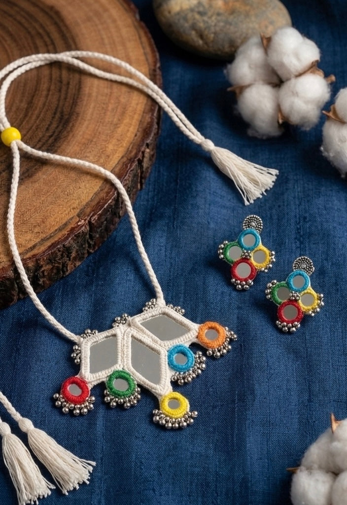 Diamond Bindiya Necklace