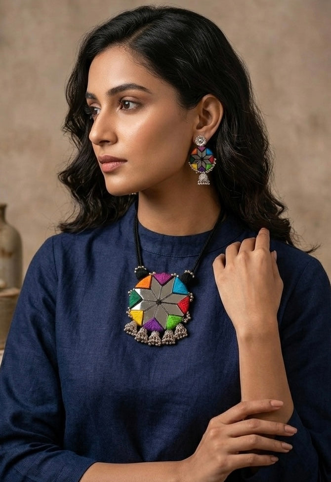 Rang Darpan Necklace set
