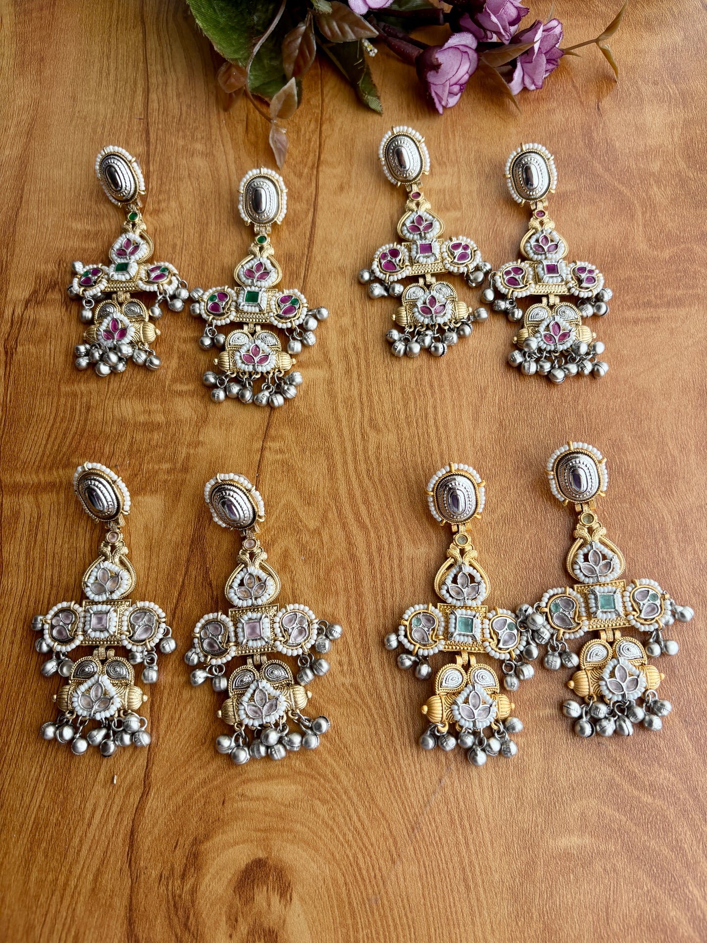 Maharani Brass Earrings