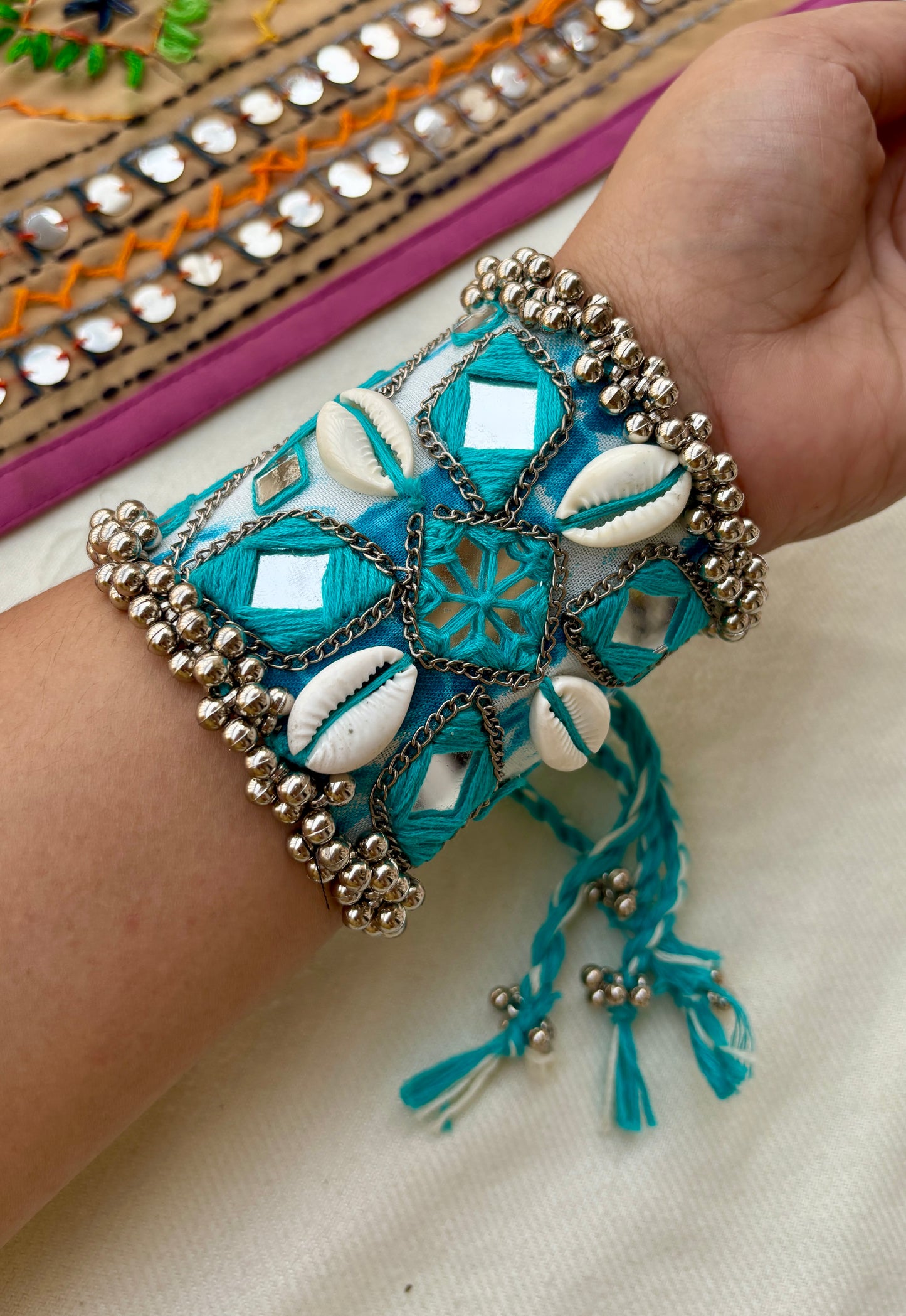 Tie & dye Rabari Handcuff