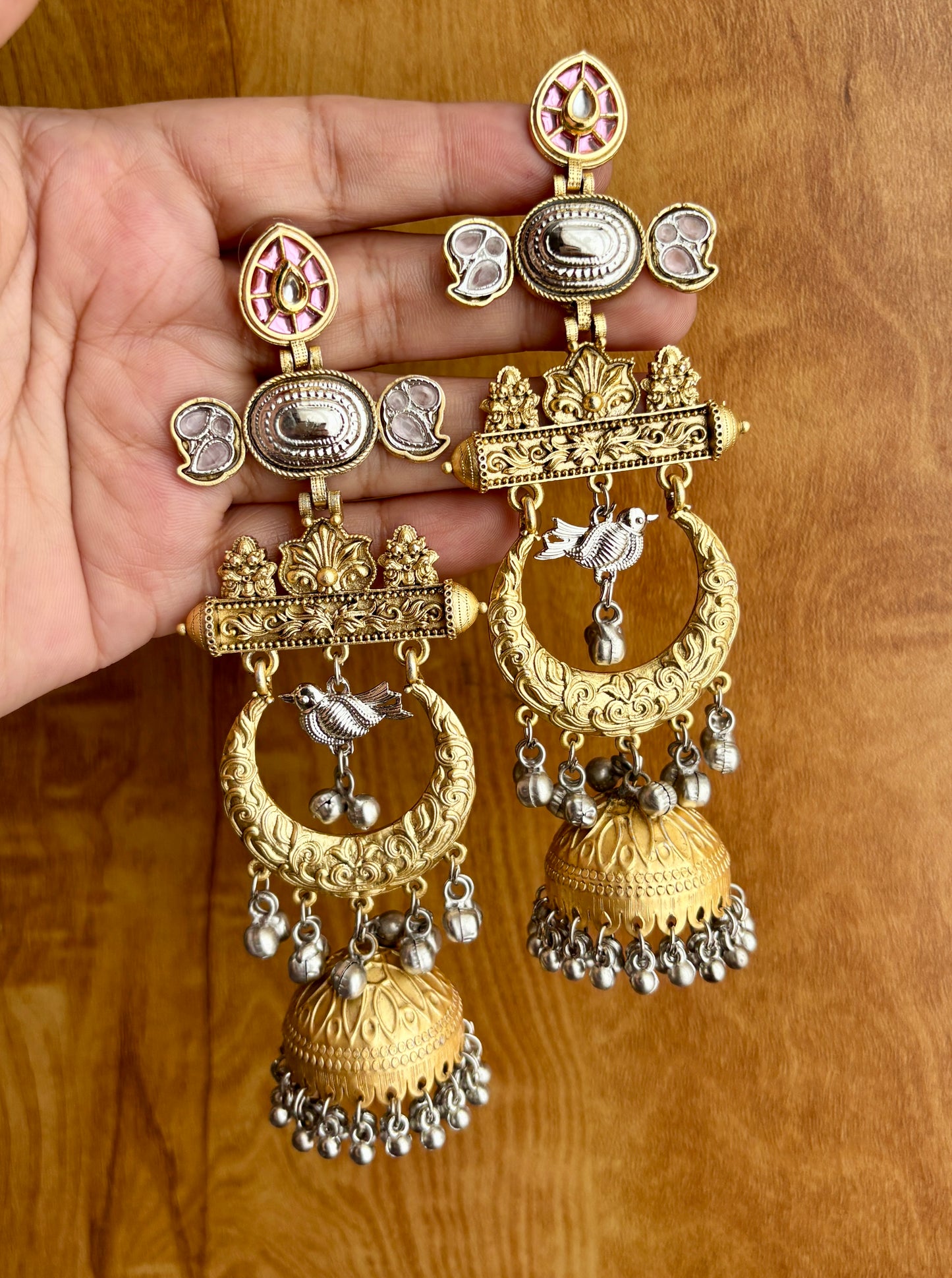 Sampurna Brass Jhumka