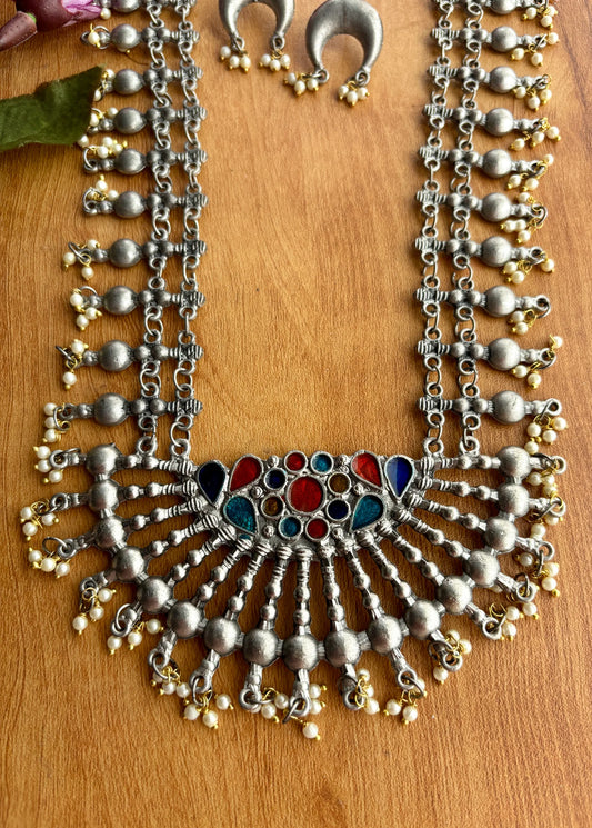 Half Moon Long Necklace