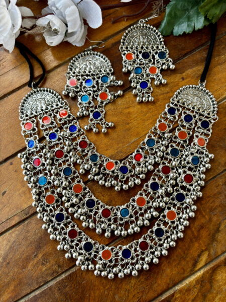 Multi Chokri Necklace Set