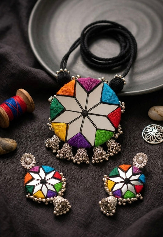 Rang Darpan Necklace set