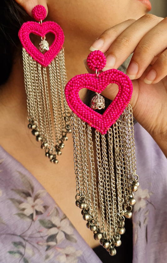 Gulabi Dil Danglers