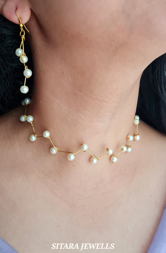 Pearl Wave Choker