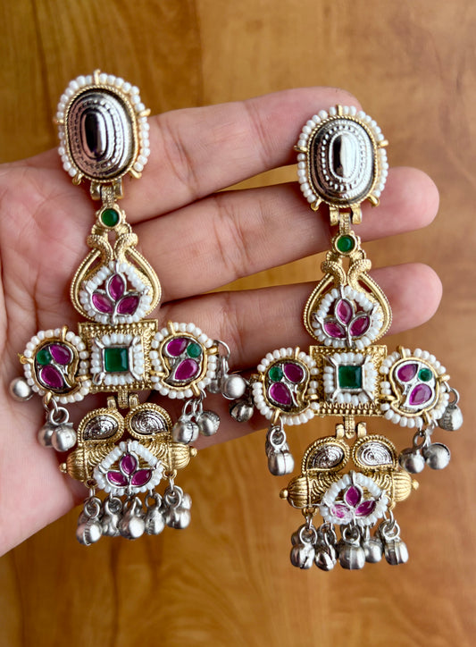 Maharani Brass Earrings