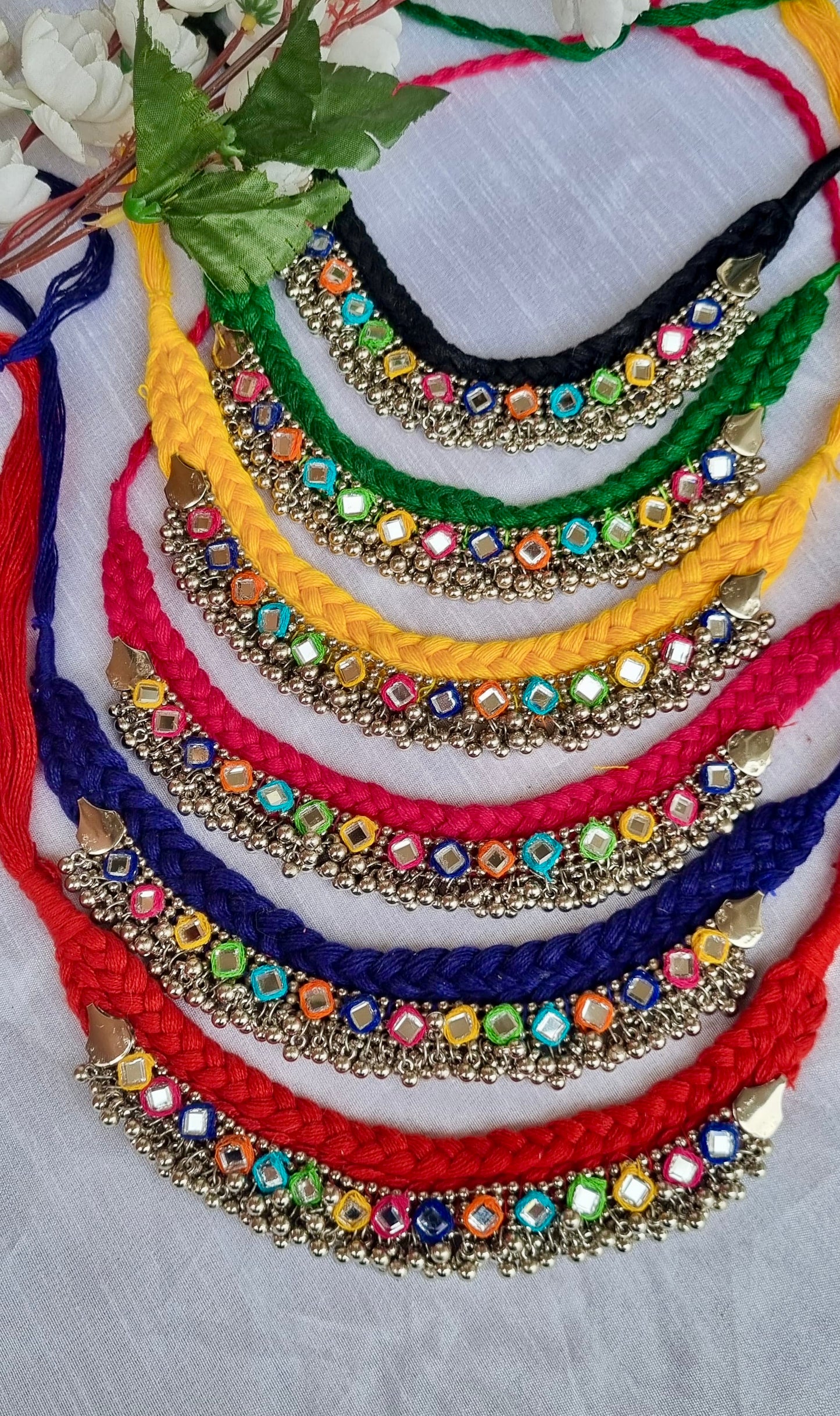 Mirror Multicolour Choker