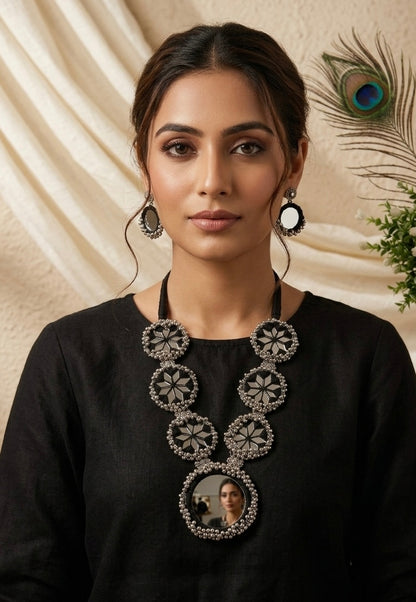 Chakra Sheesh Necklace set