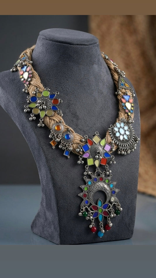 Rangeeli jute Necklace