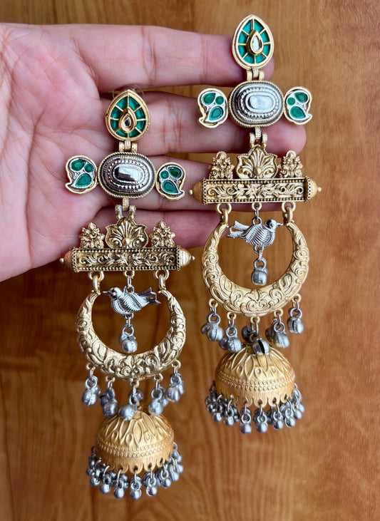 Sampurna Brass Jhumka