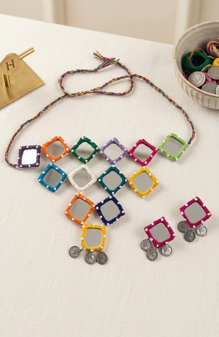 Chokri Rang Necklace Set