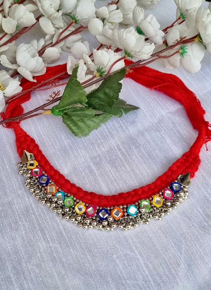 Mirror Multicolour Choker