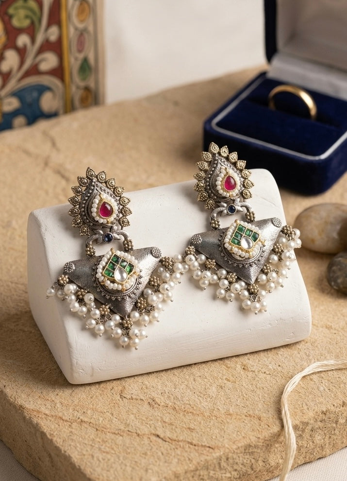 Pachi Kundan Earrings