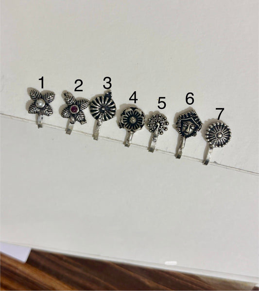Silver Nose pin Nose Pin