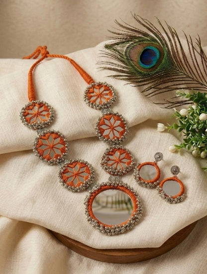 Chakra Sheesh Necklace set