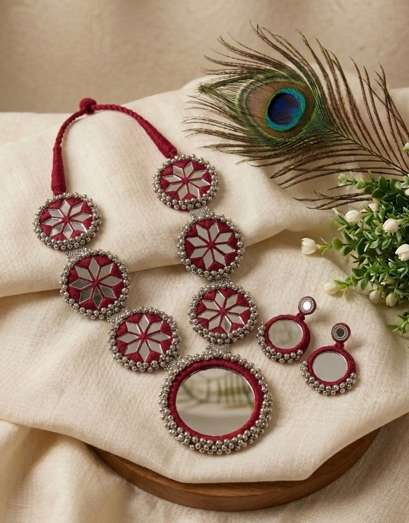 Chakra Sheesh Necklace set