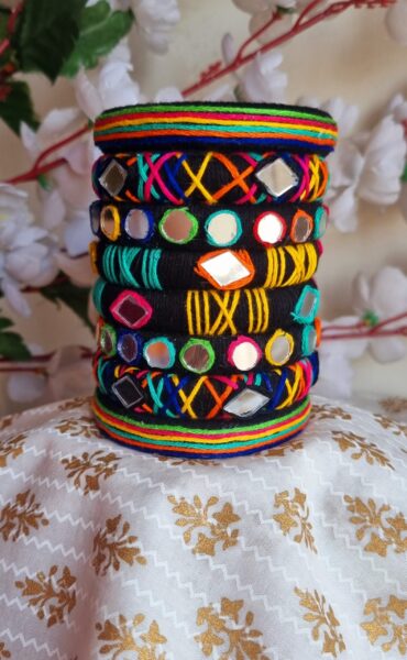 Black Rangeen Bangles