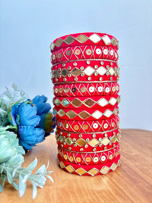 Red Bridal Bangles
