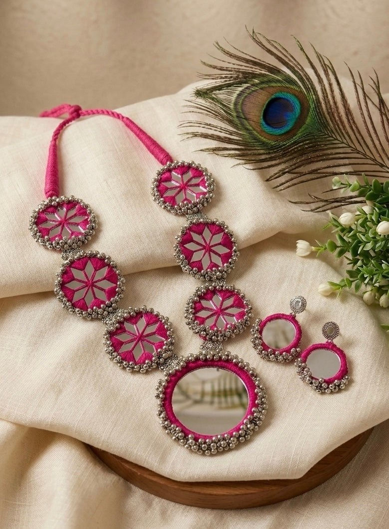 Chakra Sheesh Necklace set