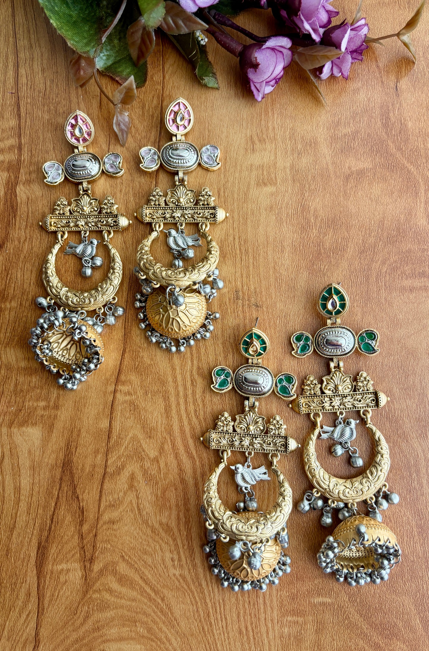Sampurna Brass Jhumka
