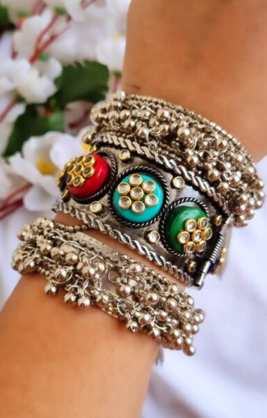 Ghunghroo Bindiya Kada Set