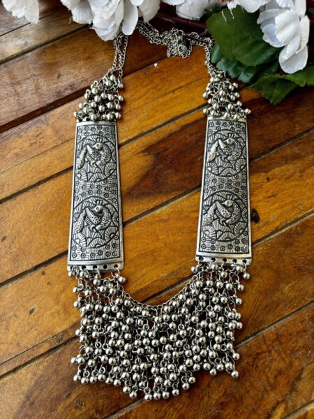 Ghunghroo mor long Necklace
