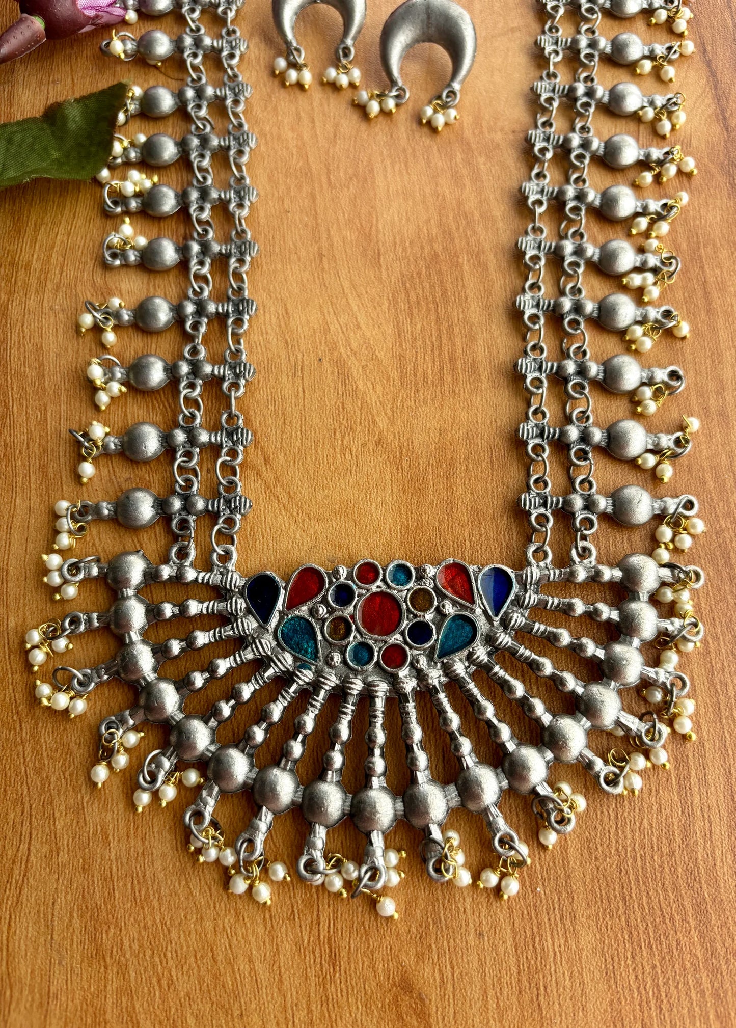 Half Moon Long Necklace