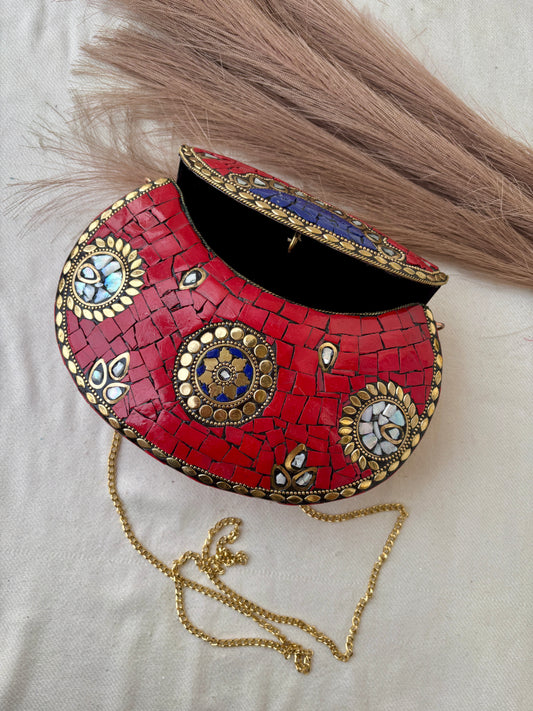 Red Mosaic Bag