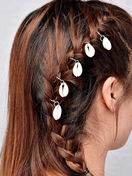 Shell Hair Rings