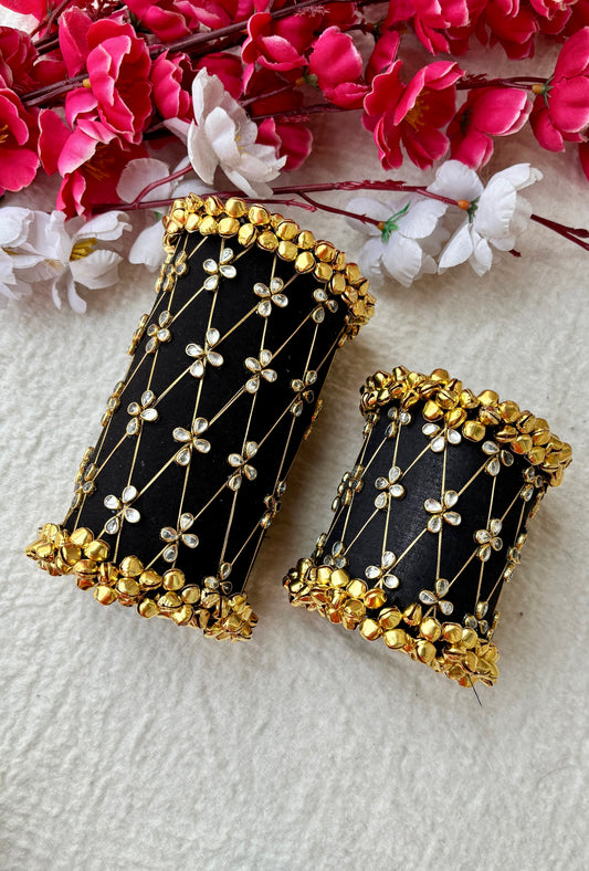Black kundan Handcuff