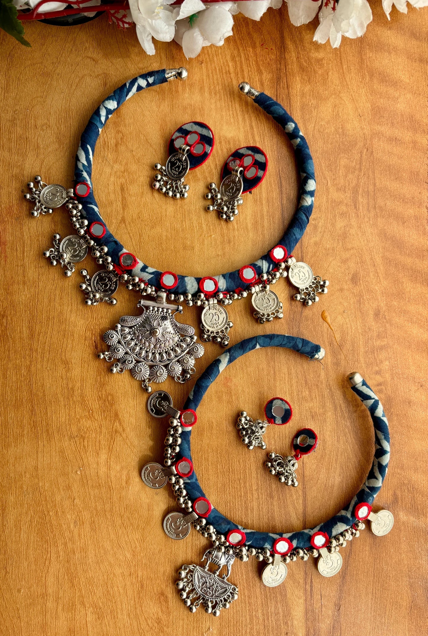 Maa-Beti Indigo Combo Set