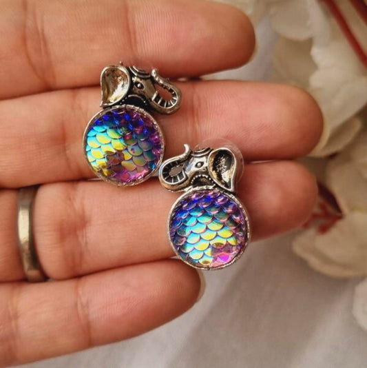 Mini Elephant Studs