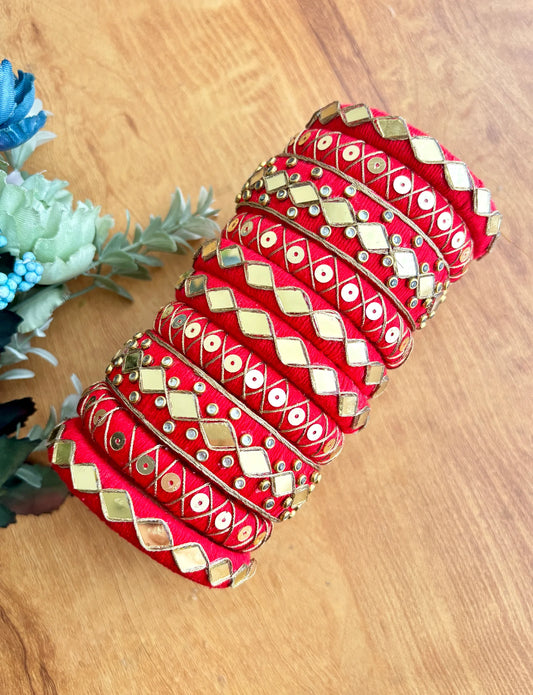Red Bridal Bangles